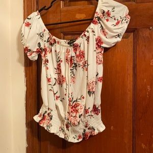 Over the shoulder top